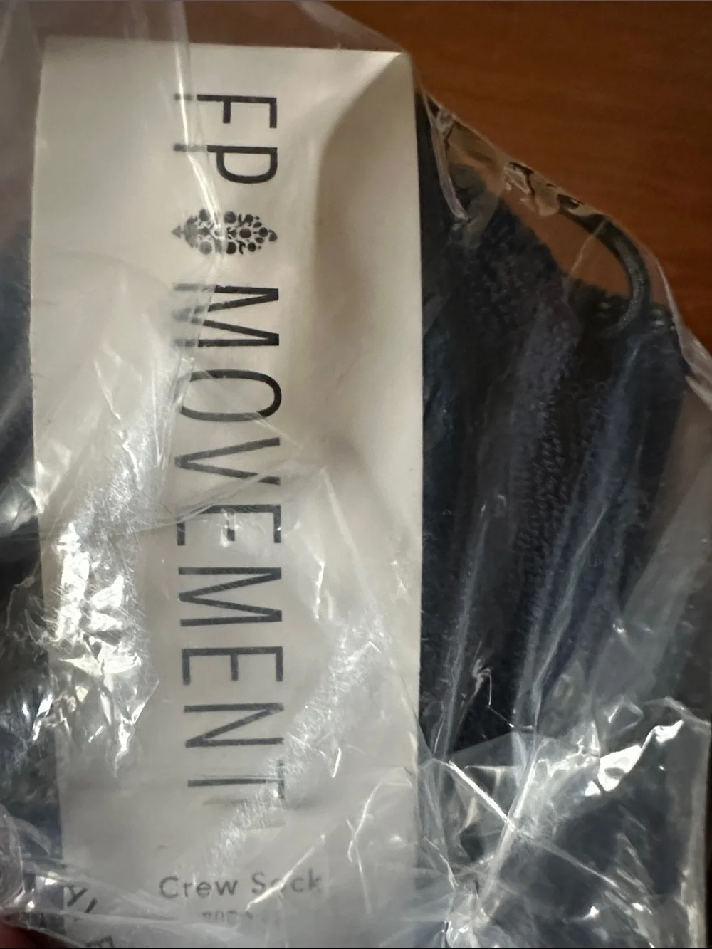 FP Movement Terry Recovery crew Sock - Navy NWT